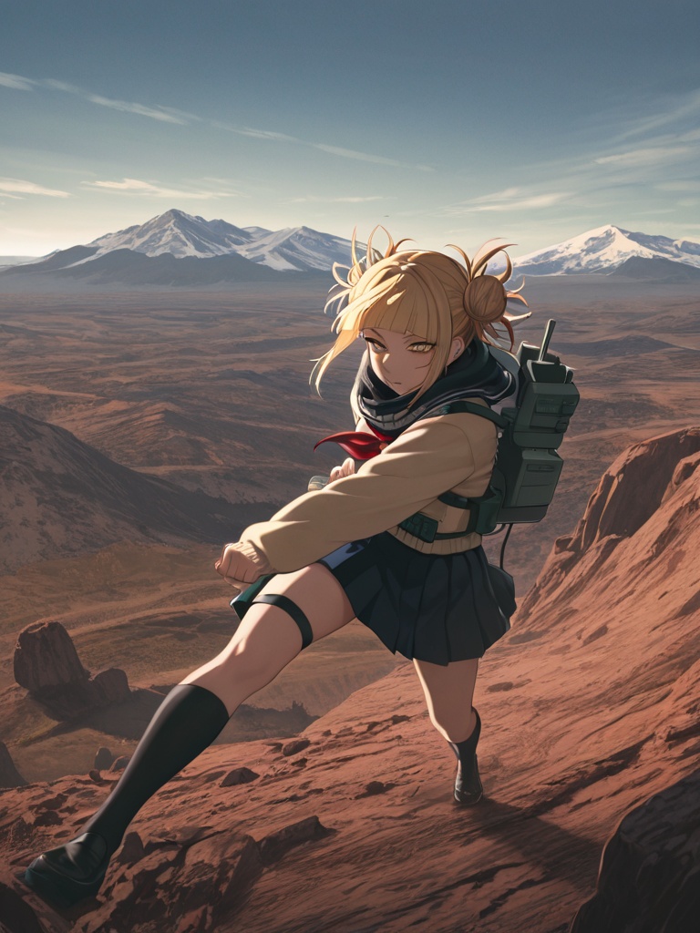 general,  1girl (toga himiko),  dynamic pose on Tensor.Art