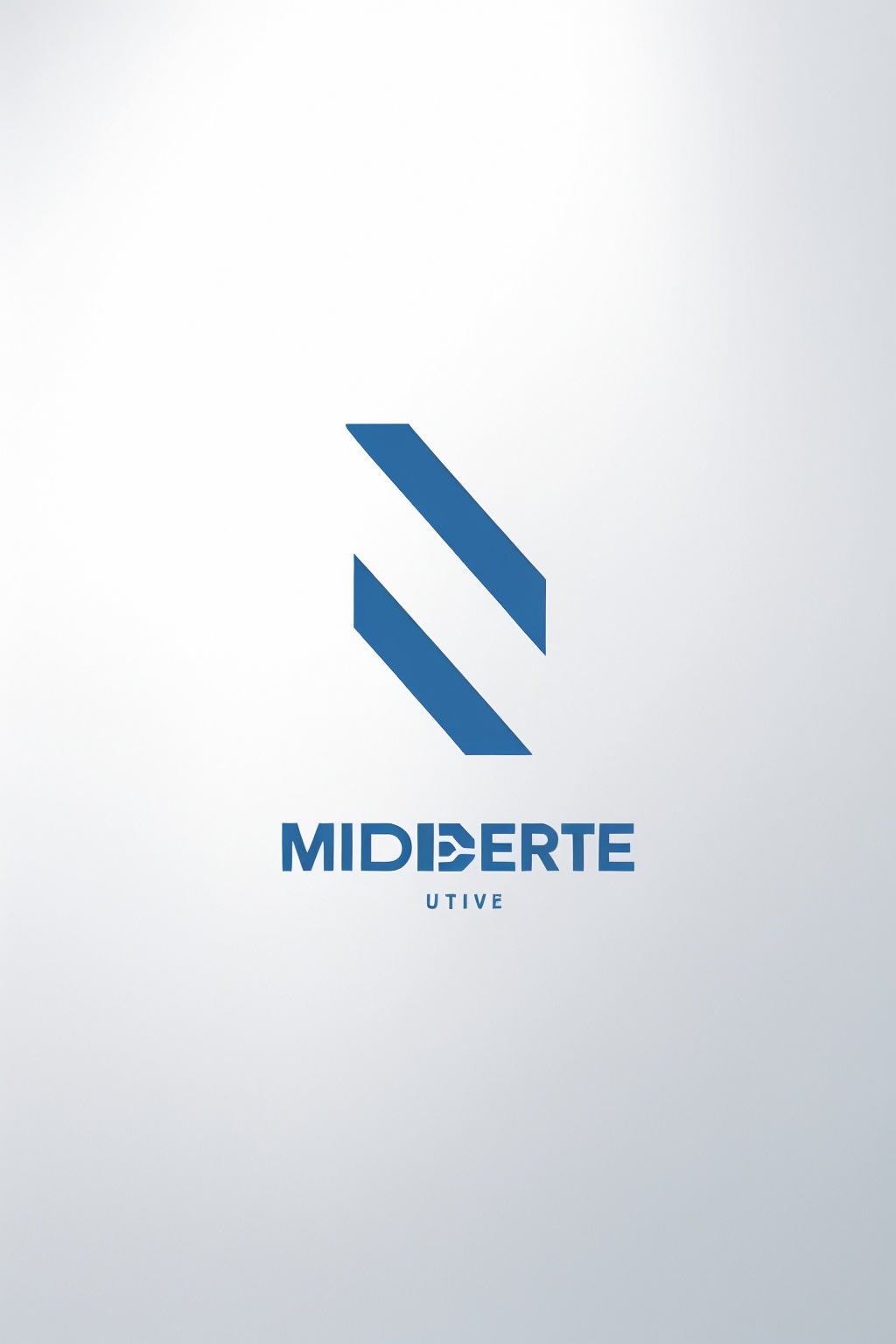 modernlogo Blue shape on white background <lora:logo3:0.8>