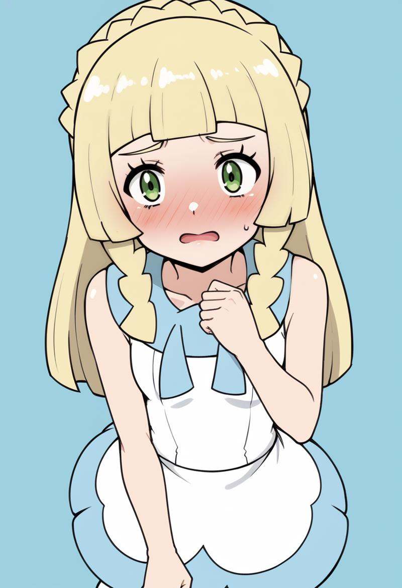 flat color,  1girl,  lillie from pokemon on Tensor.Art