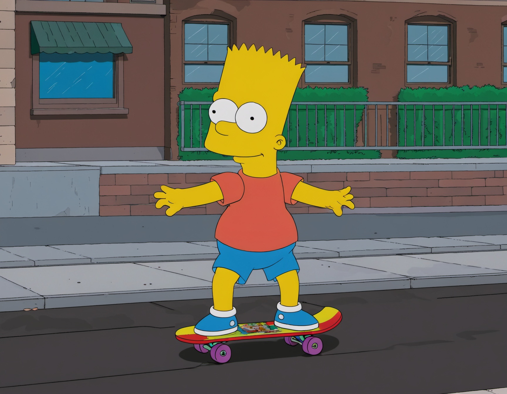 1boy,  solo,  bart simpson on Tensor.Art