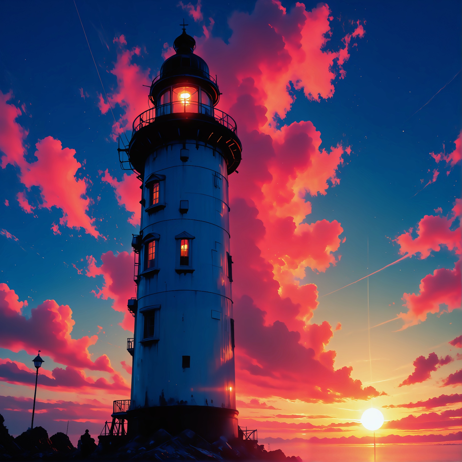 Heceta Head Lighthouse in Oregon,  ultra realistic,  cinematic lighting on Tensor.Art