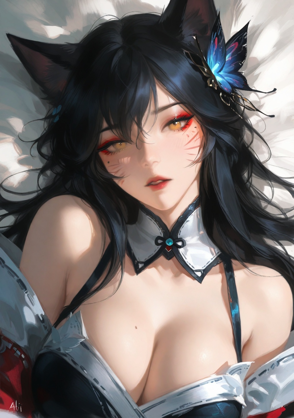 1girl,  solo,  animal ears on Tensor.Art