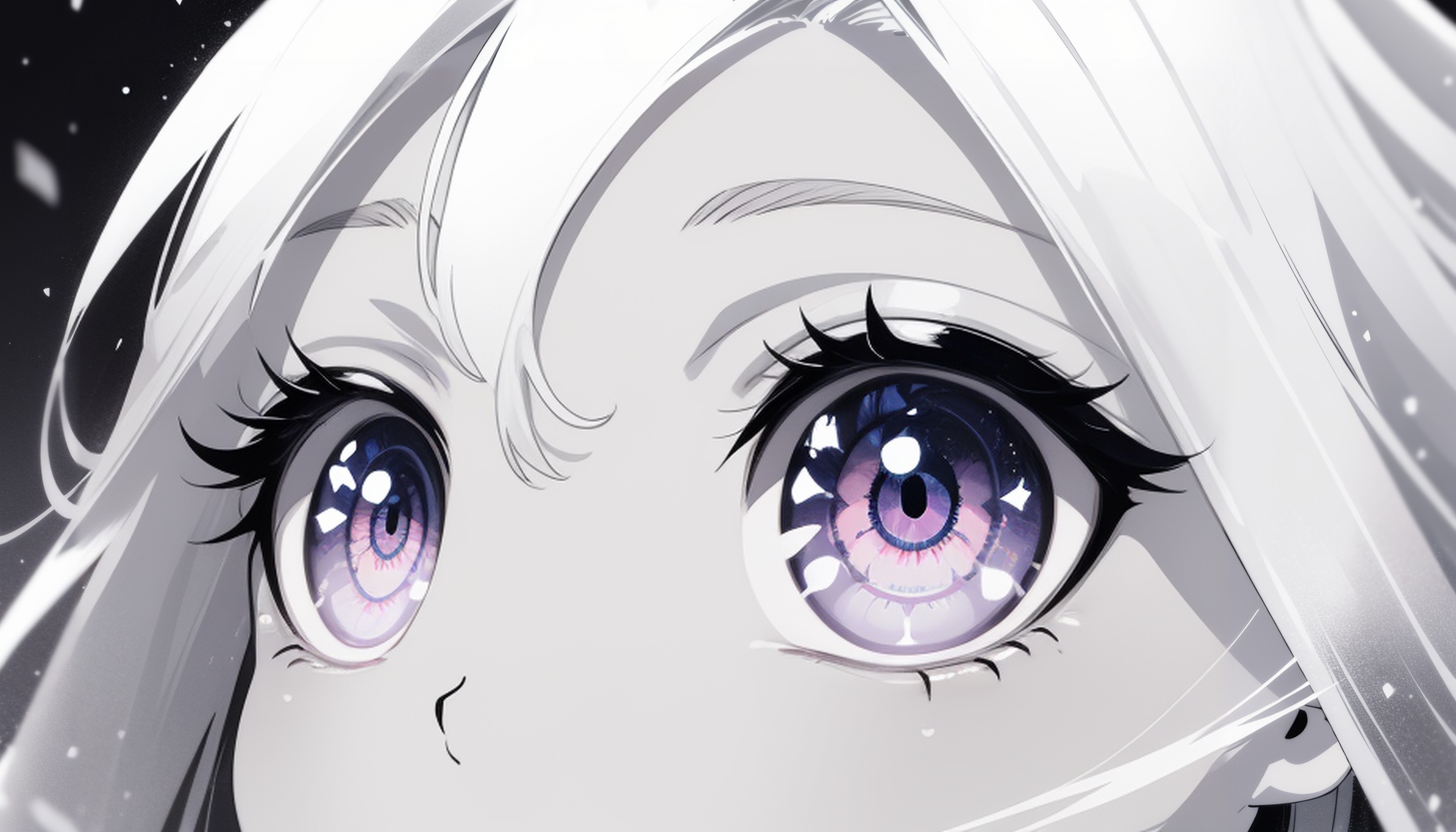 1girl,  close-up,  eye_focus on Tensor.Art