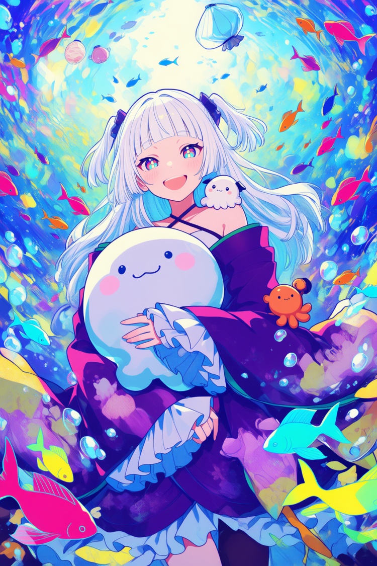 平涂风格(flat_color) by sk on Tensor.Art