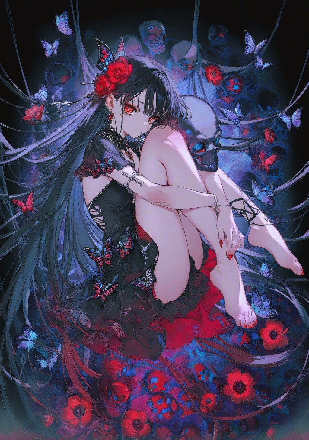 1girl,  solo,  long hair on Tensor.Art