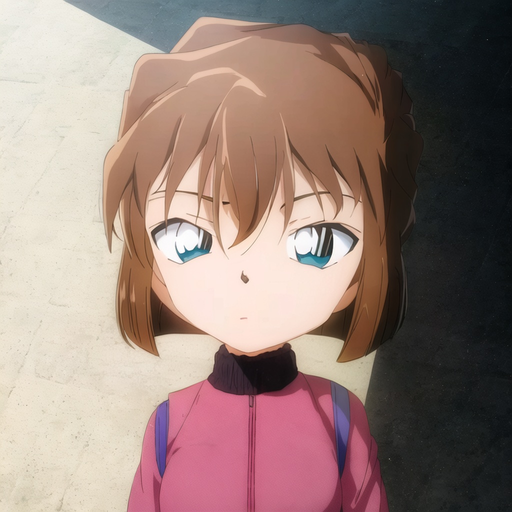 <lora:huiiyuanai0.56:1>,1girl,little_girl,underage,blue eyes,light brown hair,full_shot,head_tilt,