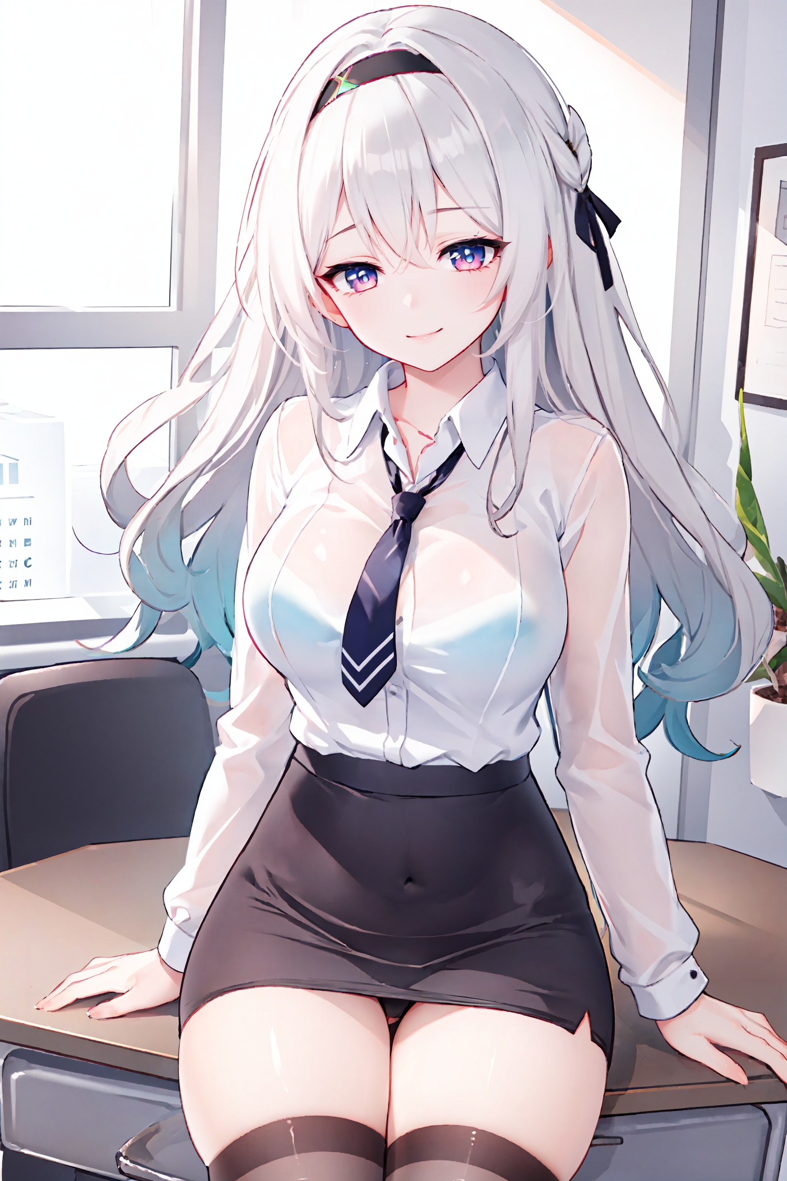 1girl,  firefly \(honkai: star rail\),  hairband on Tensor.Art