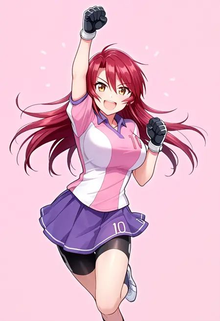 akagi aya,  1girl,  red hair on Tensor.Art