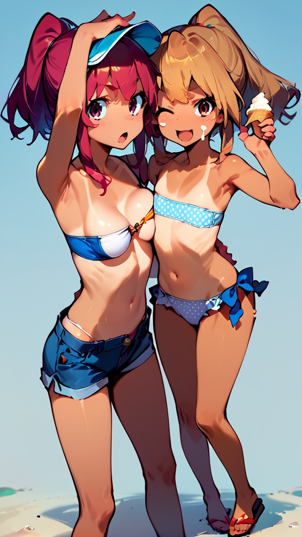 aisaka taiga,  Kushieda Minori,  2girls on Tensor.Art
