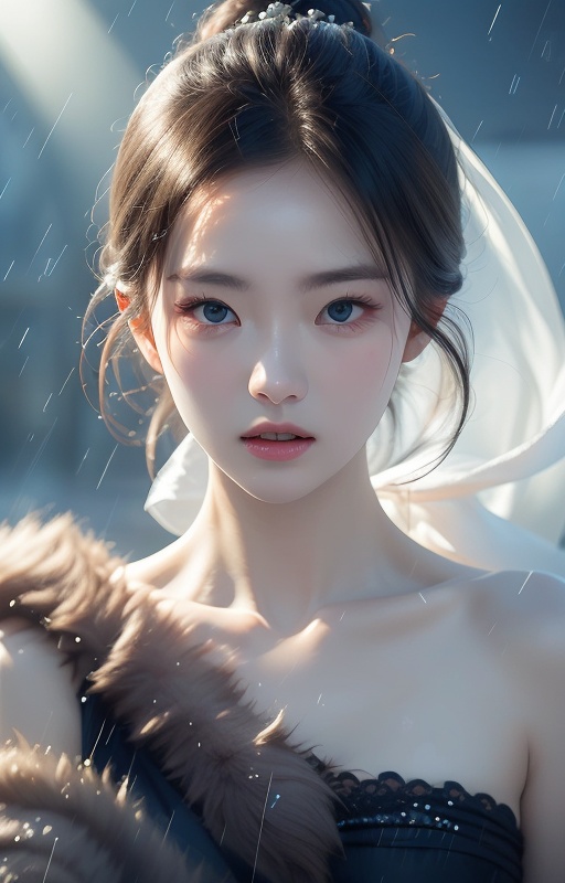 Realistic,  Masterpiece,  18 - year - old beautiful girl and monster by 阿泽泽 on Tensor.Art