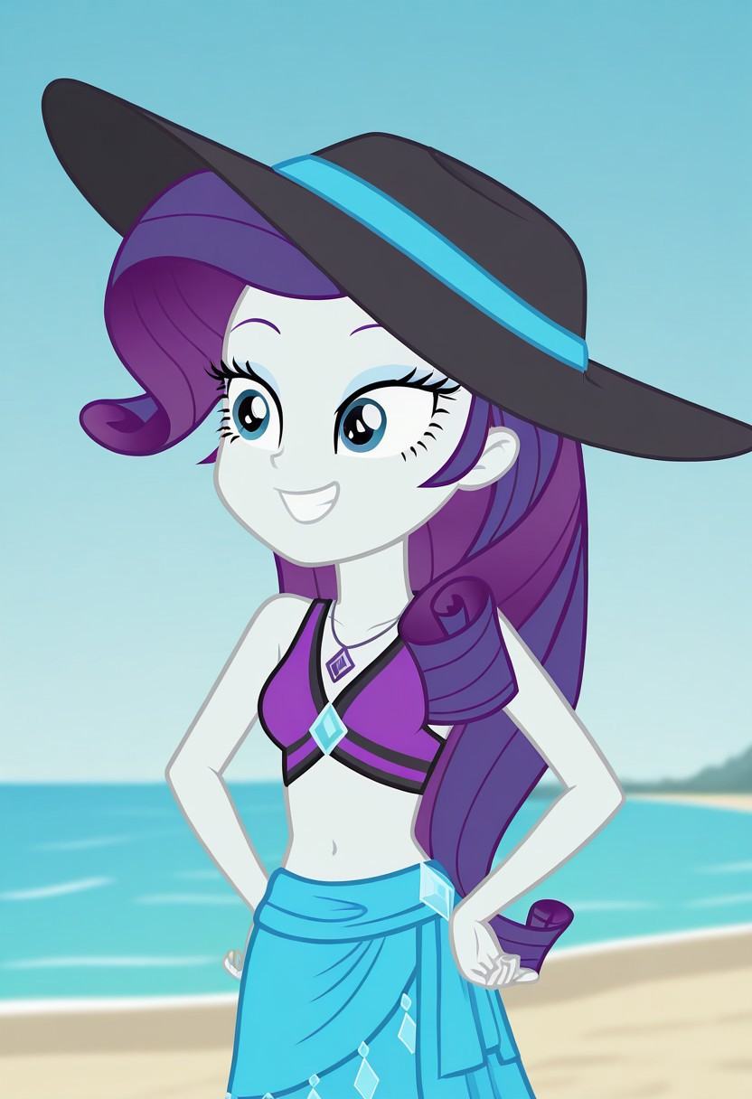 rarity_swimsuit,  Equestria Girls,  Rarity on Tensor.Art