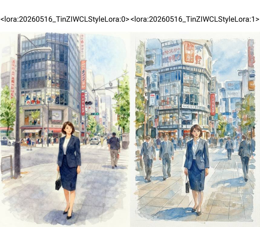 20260516_TinZIWCLStyleLora 水彩风格 by 天TIN on Tensor.Art