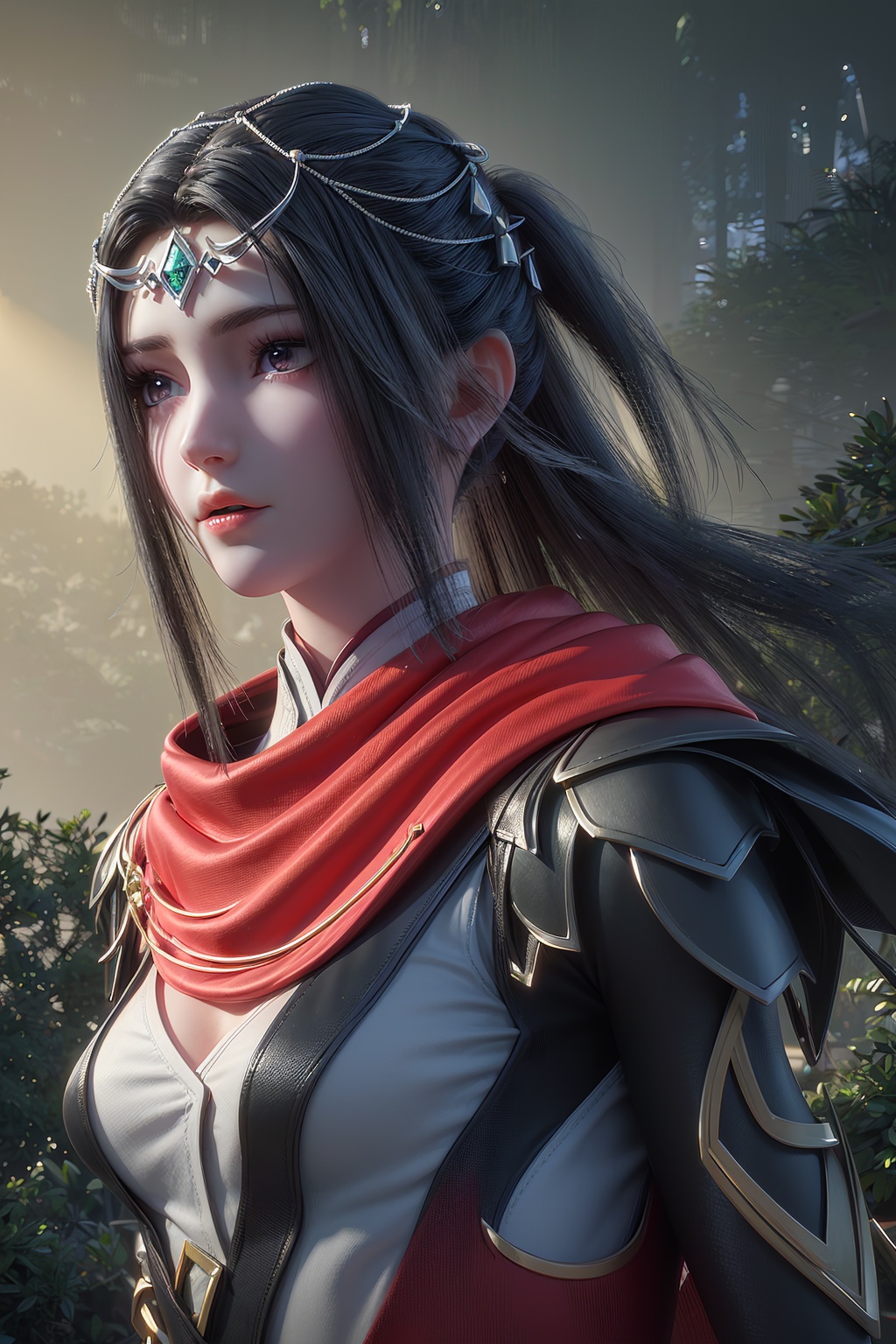 hanfu,bailian,qianning,full body,1girl,solo,masterpiece,HDR,UHD,8K,best quality,Photographic,<lora:qianning_perfect_v1:0.7>,(extremely detailed CG unity 8k wallpaper),(masterpiece),(best quality),(ultra-detailed),(best illustration),(best shadow),(an extremely delicate and beautiful),dynamic angle,floating,finely detail,(bloom),(shine),glinting stars,(classic),( illustration),( painting),( sketch),beautiful face,extremely_beautiful_detailed_anime_face,Beautiful detailed girl,(andetailedorgandiedress),cape,light_green_hair,very_long_hair,small_chest,extremely delicate and beautiful girls,beautiful detailed eyes,dishevelled hair,Hazy fog,mist,(forest),feather,nature,(sunlight),fairyland,<lora:add_detail:0.7>,