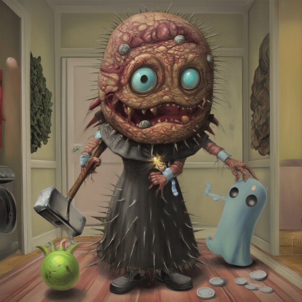 lowbrow art style,  surreal,  solo on Tensor.Art