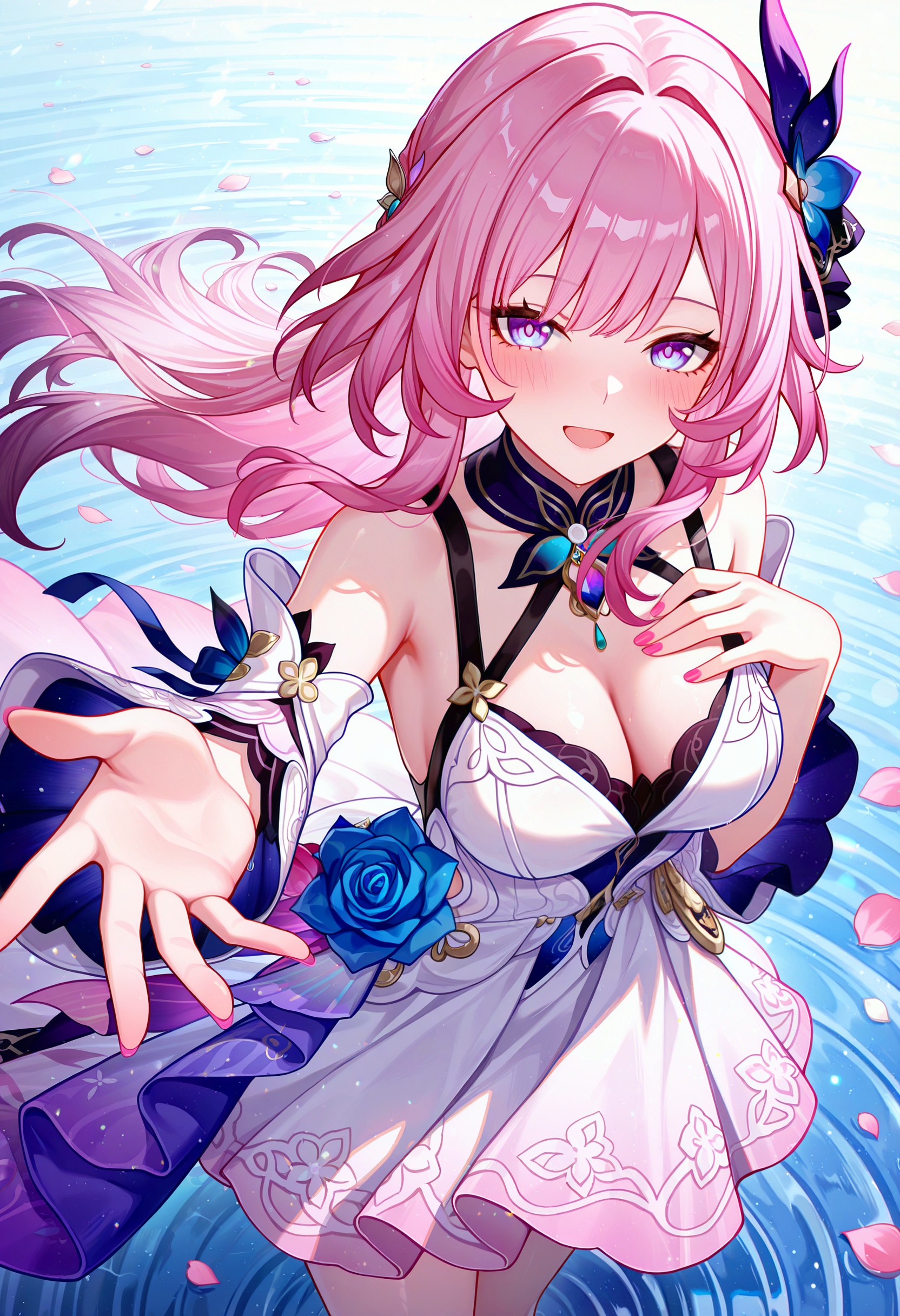 lazypos,  1girl,  cyrene \(honkai: star rail\) on Tensor.Art