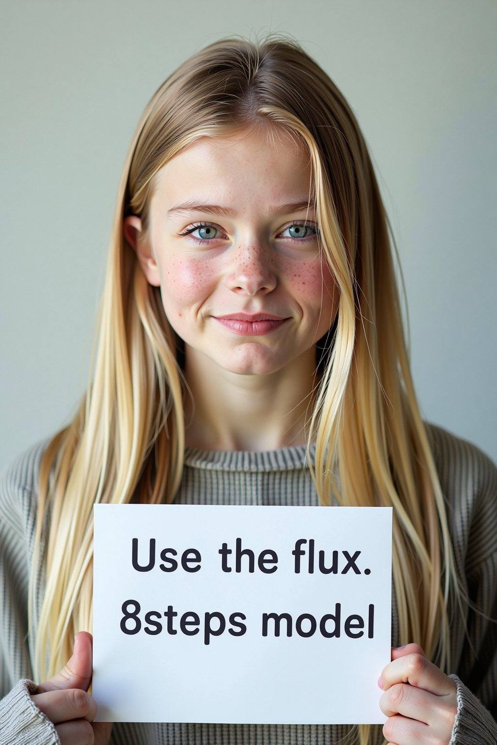 instagram photo,  closeup face photo of 16-year-old young girl,  blonde eyes on Tensor.Art