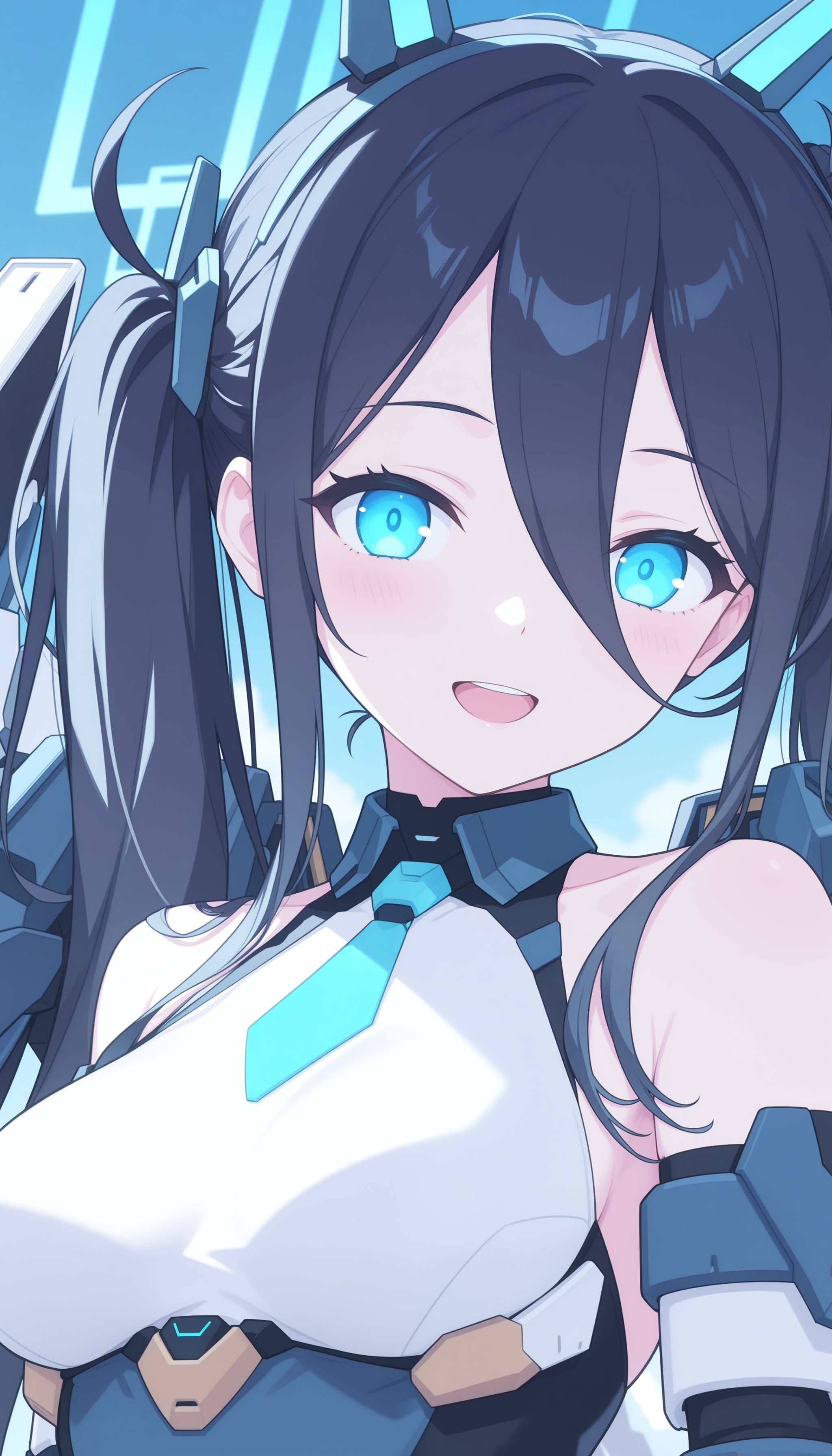 aris \(rinsen\) \(blue archive\),  mecha pilot suit,  mechanical wings on Tensor.Art