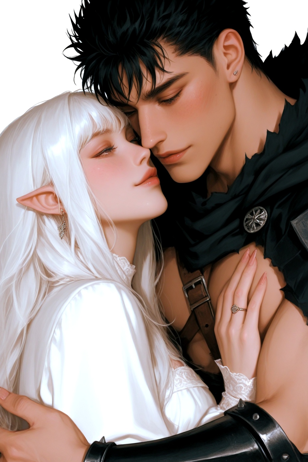 1girl,  1boy,  pointy_ears on Tensor.Art