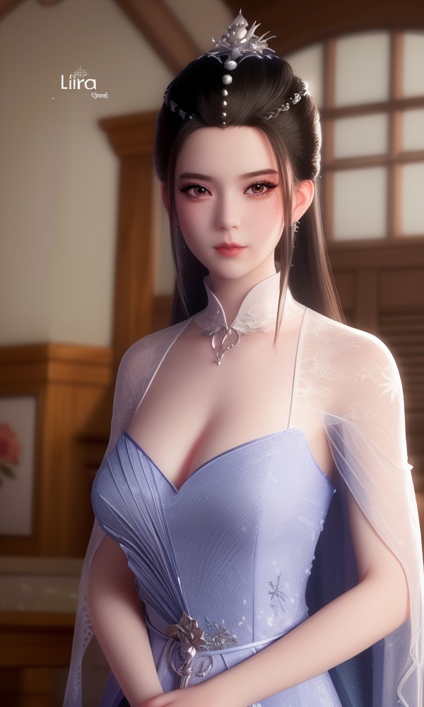 (,1girl, ,best quality, ),looking at viewer, <lora:431-DA-逆天邪神-楚月婵:0.8> ,ultra detailed background,ultra detailed background,ultra realistic 8k cg, ,masterpiece, (( , )),,  fiction,mole, ultra realistic 8k cg, ,      , lemon blossoms,  (cleavage), (), ,,, 
