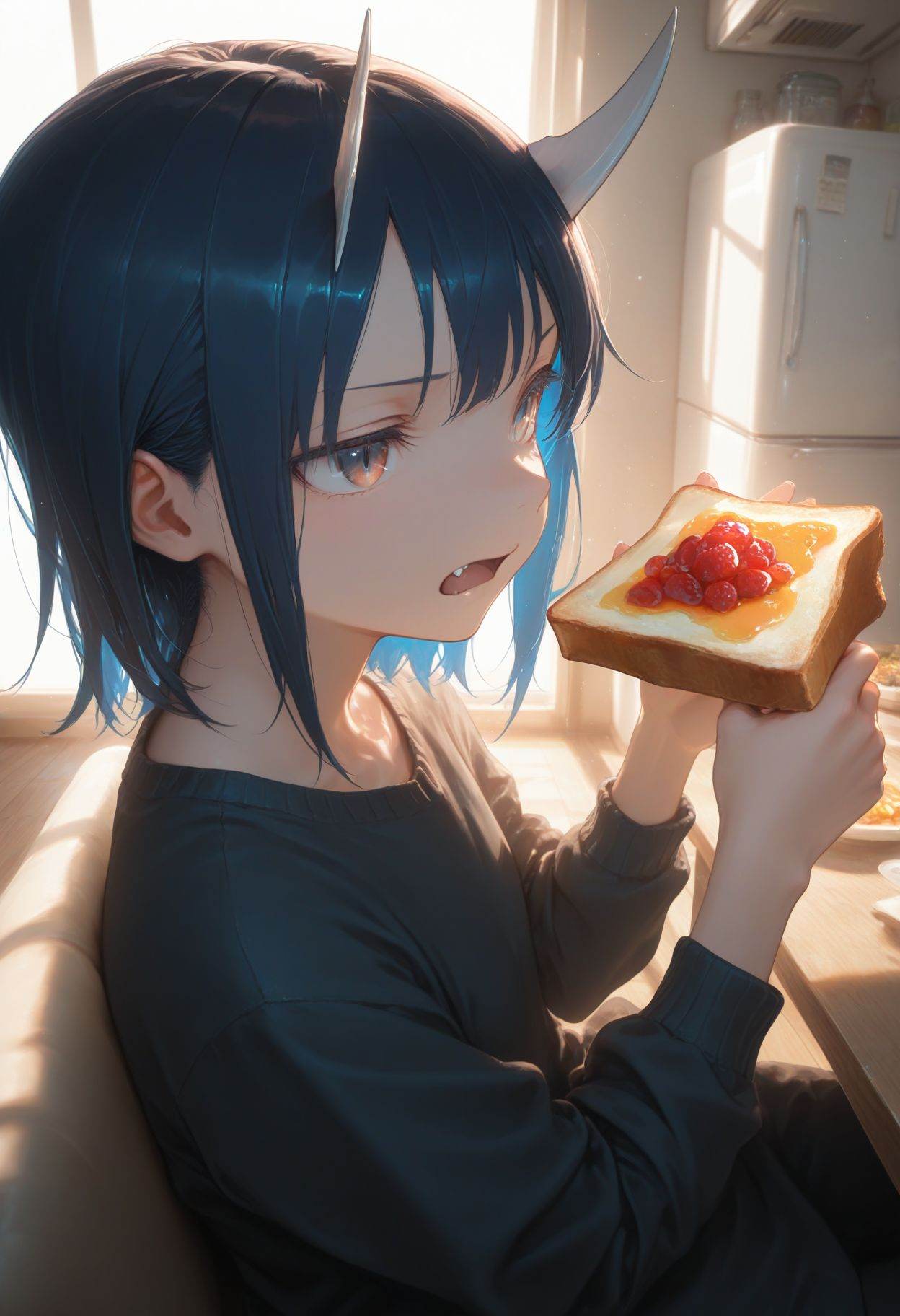 aoki_ruri,  1girl,  short hair on Tensor.Art