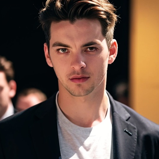 The Atmosphere of Film Cinema, captivating visuals, RAW photo, full sharp, high quality, delicate features,contour light,backlighting,Professional photography,,exquisite composition,upper body,black suit,look at the viewer1boy,sportsman, Visual_Optimization, Color_Harmonization, 