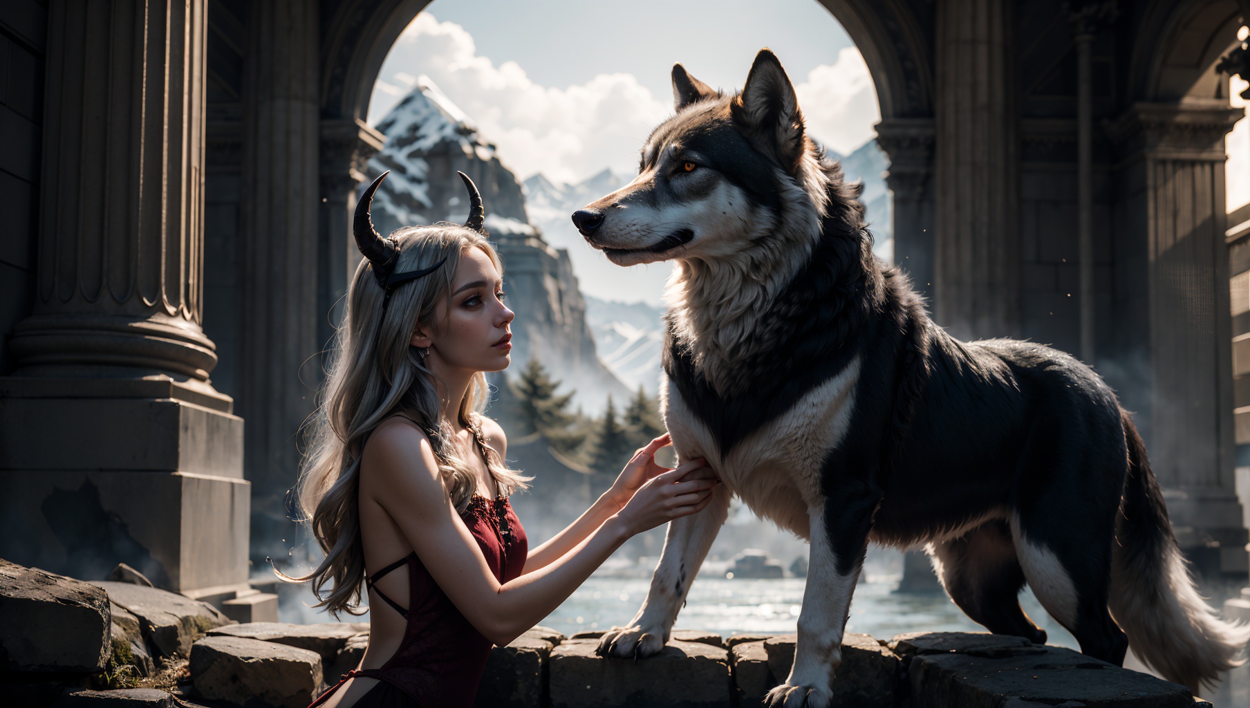 Craft an unparalleled 32K UHD photograph,  a masterpiece set in a mesmerizing fantasy realm. Central to this domain,  a 19...
