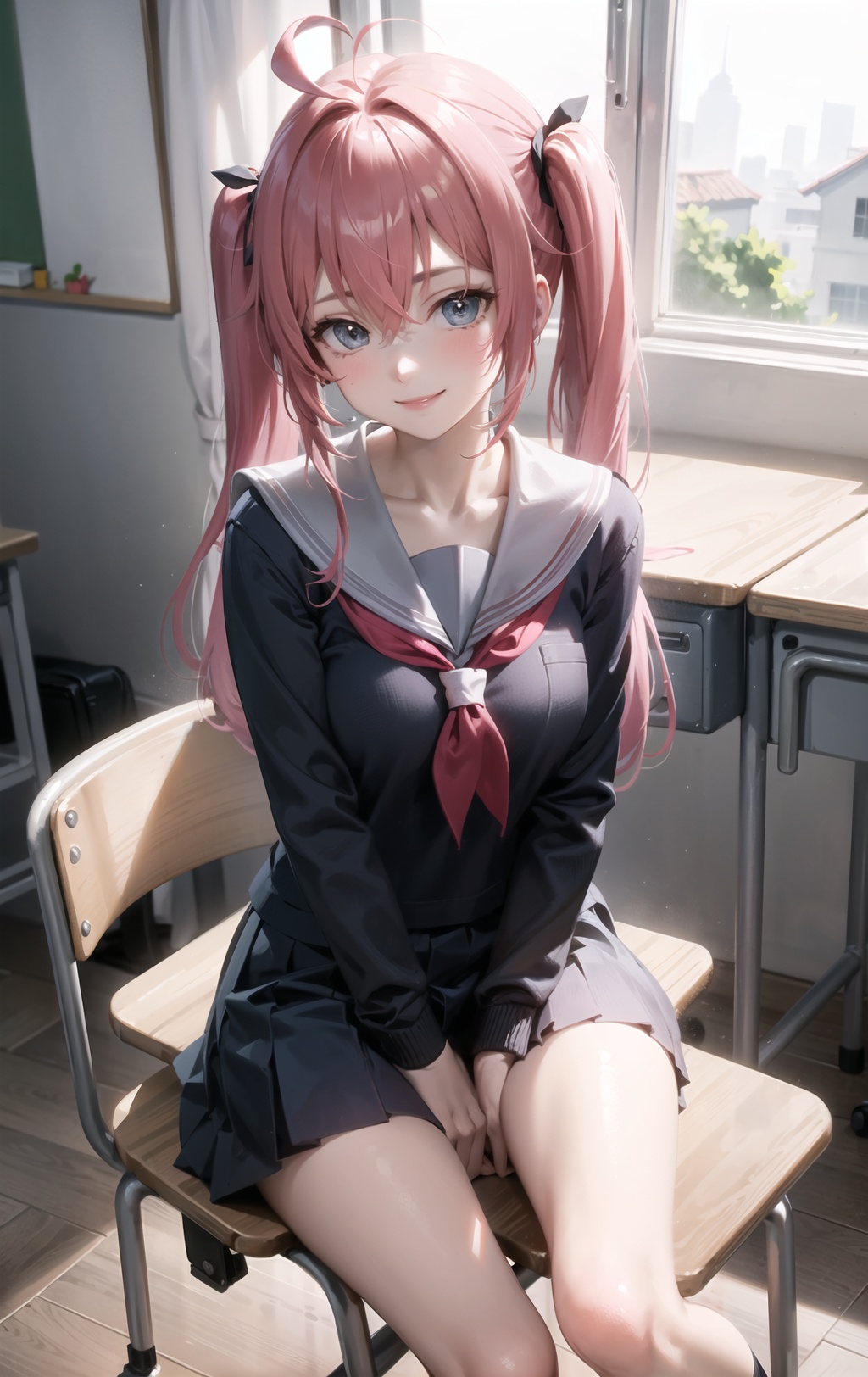 1girl,  school_uniform,  serafuku by 域源SD on Tensor.Art