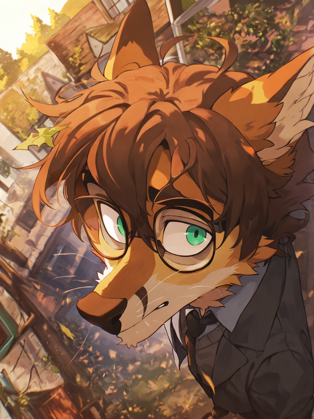 1boy,  furry,  face focus on Tensor.Art