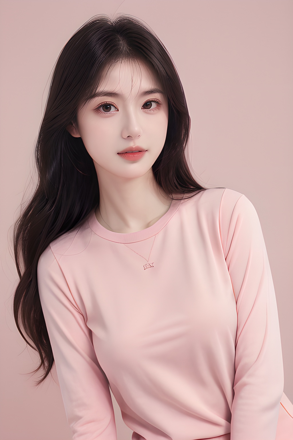 1girl,(simple background:1.2), <lora:0804_03:0.7>,<lora:SDXLrender_v2.0:0.6>, (medium breasts:0.8), pink clothes