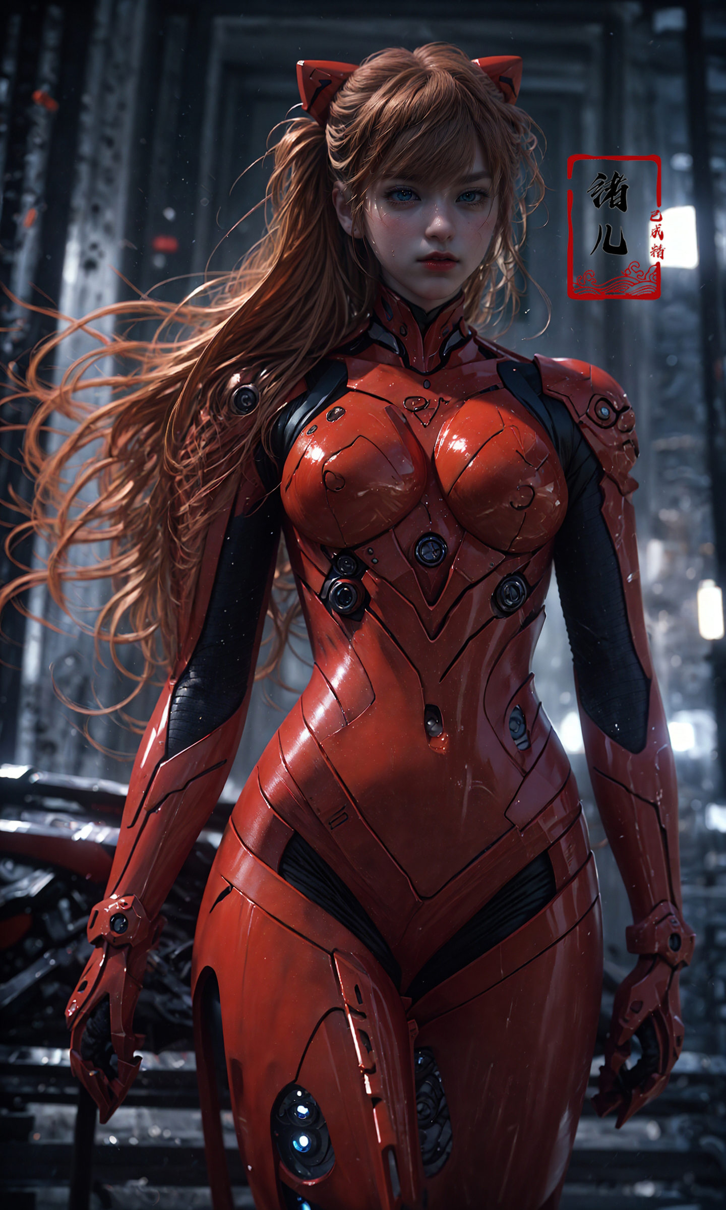Epic CG masterpiece,  Asuka Langley Soryu,  hdr on Tensor.Art