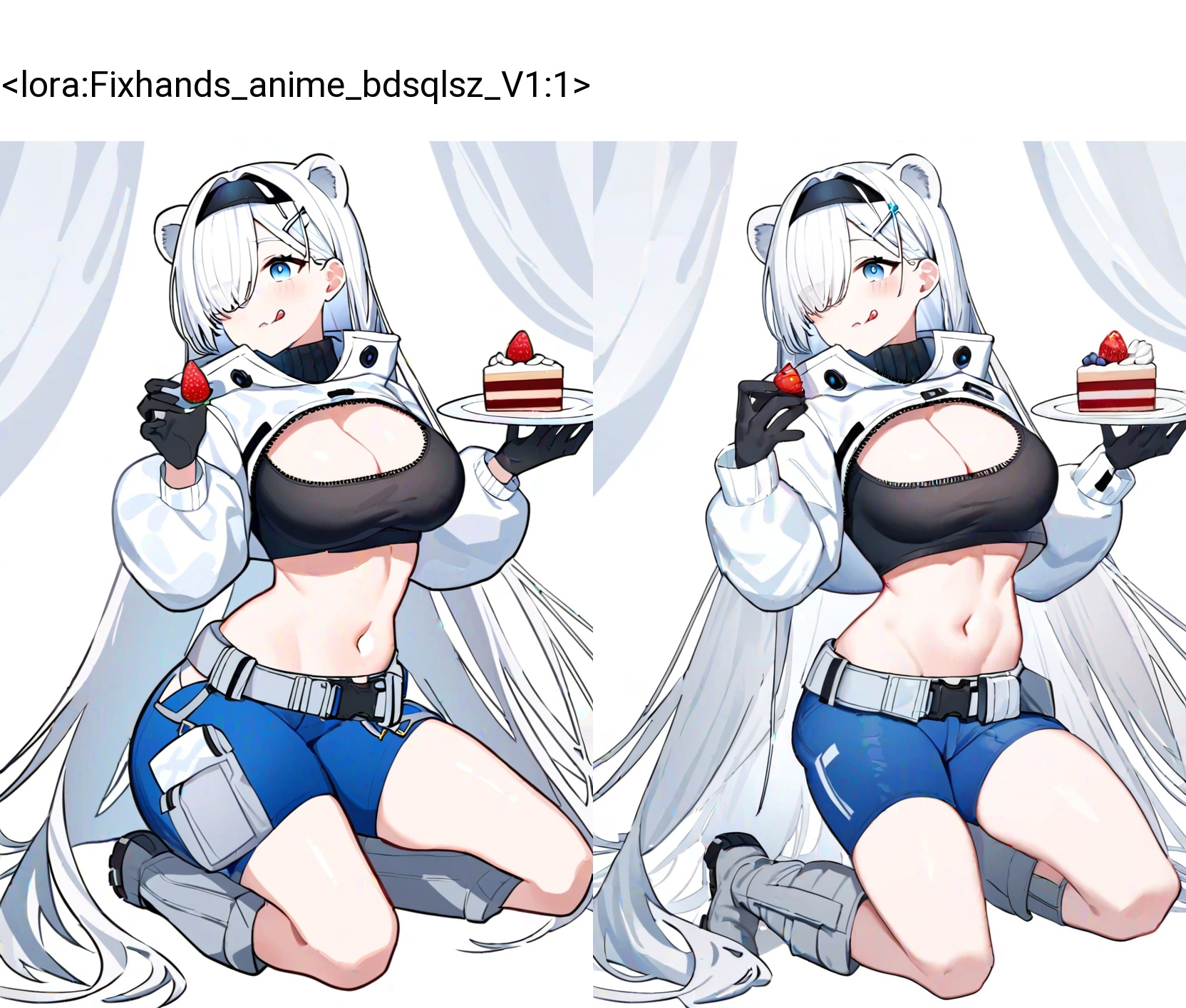 1girl,  aurora \(arknights\),  arknights on Tensor.Art