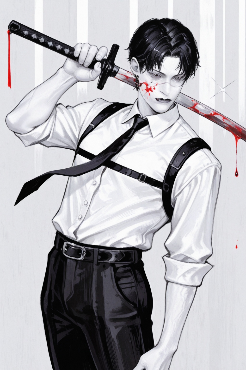 kishibe \(young) (chainsaw man\),  chainsaw man,  1boy on Tensor.Art