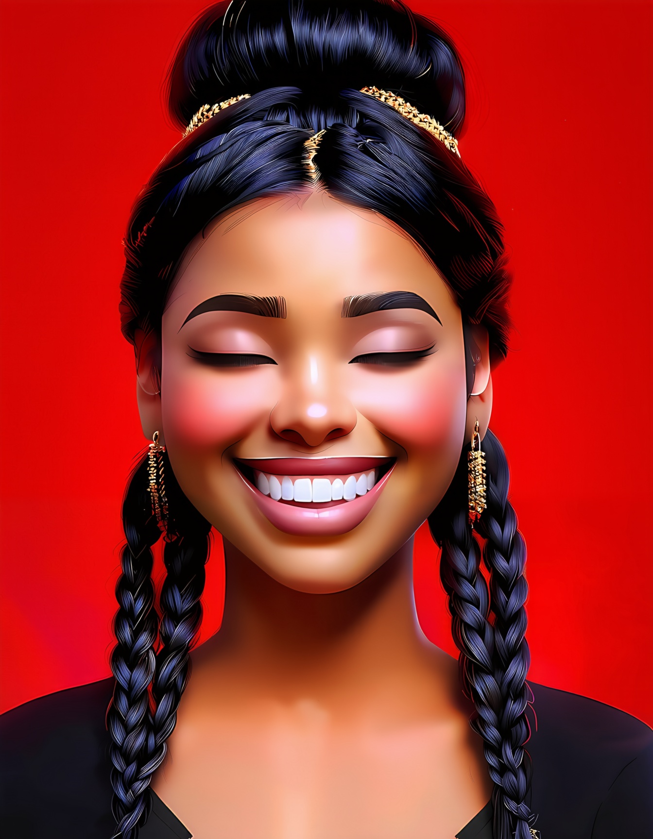 1girl,  long hair,  smile on Tensor.Art