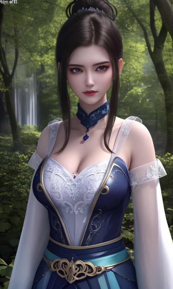(,1girl, ,best quality, ),looking at viewer, <lora:432-DA-少年歌行-陈飞瑶:0.8> ,ultra detailed background,ultra detailed background,ultra realistic 8k cg,(masterpiece:1.2),(best quality:1.2),(ultra detailed:1.2),(official art:1.3),(beauty and aesthetics:0.8),detailed,(intricate:0.8),(highly detailed),(solo),delicate countenance,1girl,fancy,(glassy texture:1.2),(crush:1.2),8k,accessory,tattoo,(transparent:1.1),gown,energy encirclement,instant,in the twinkling of an eye,upper body,woman in a mythical forest, masterpiece, perfect face, intricate details, horror theme, raw photo, photo unp(cleavage),,