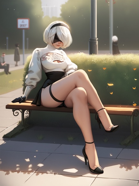 source_anime,  rating_safe,  YoRHa No.2 Type B on Tensor.Art