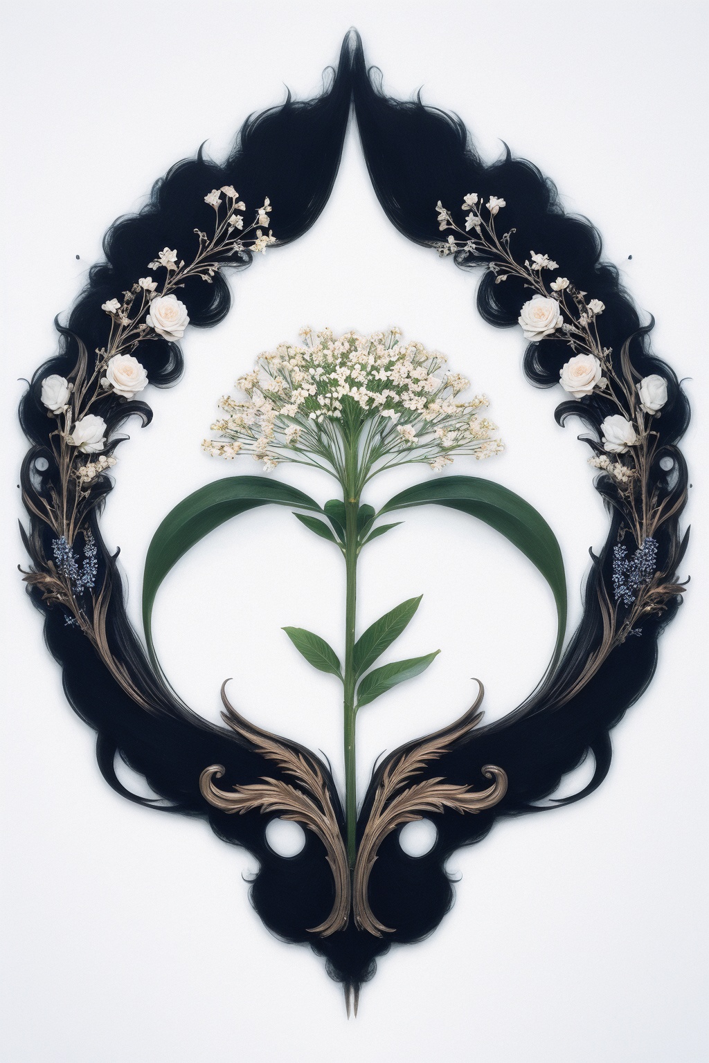 logo,white background,flower,  <lora:logo i:0.8>