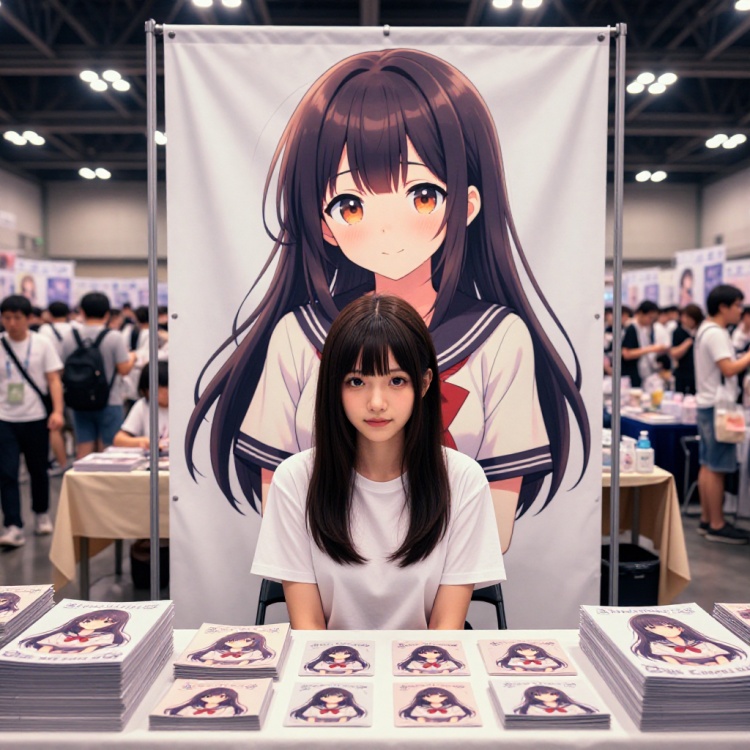 doujinshi convention booth / comic market by 鬼畫符 on Tensor.Art