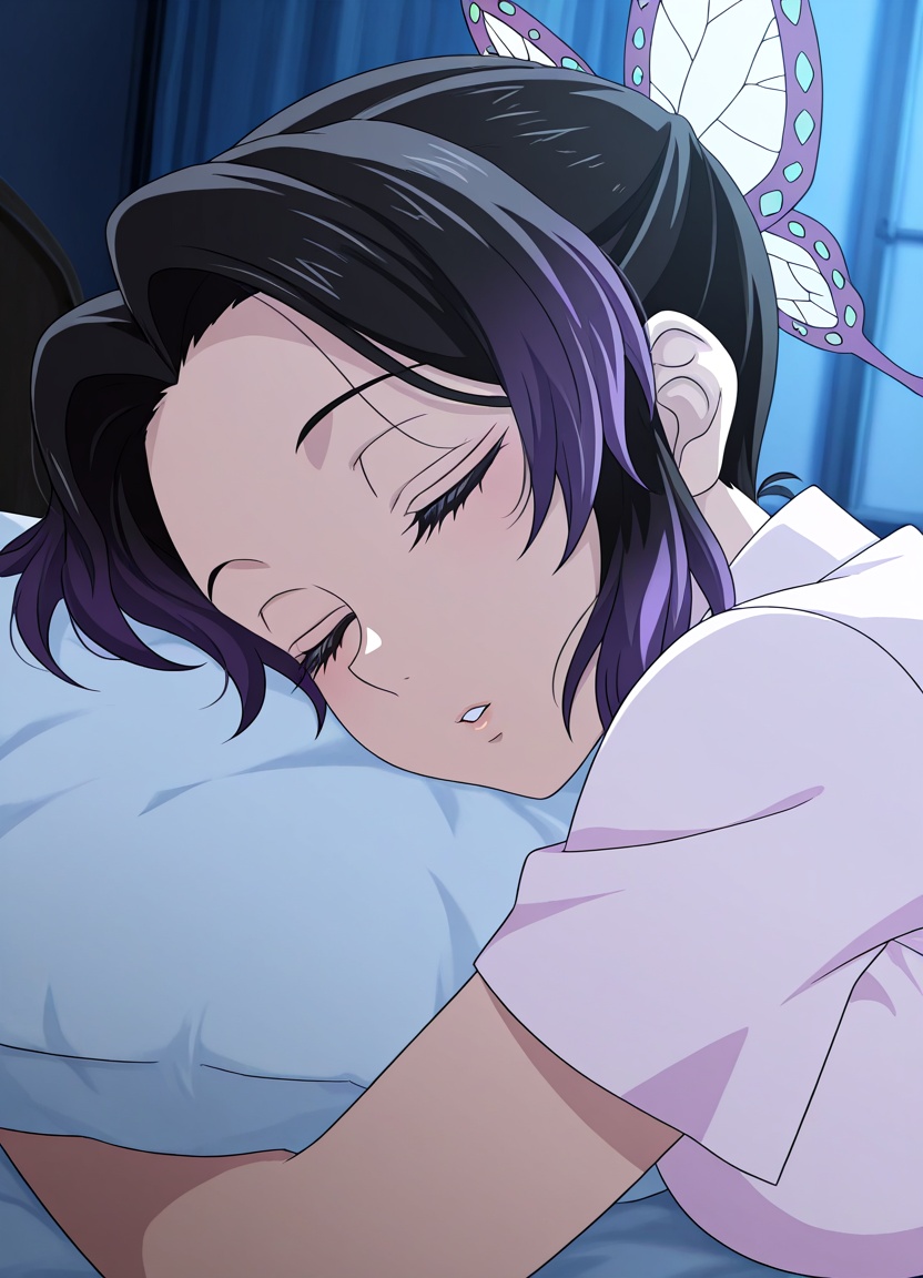 1girl,  kochou shinobu,  nurse uniform on Tensor.Art