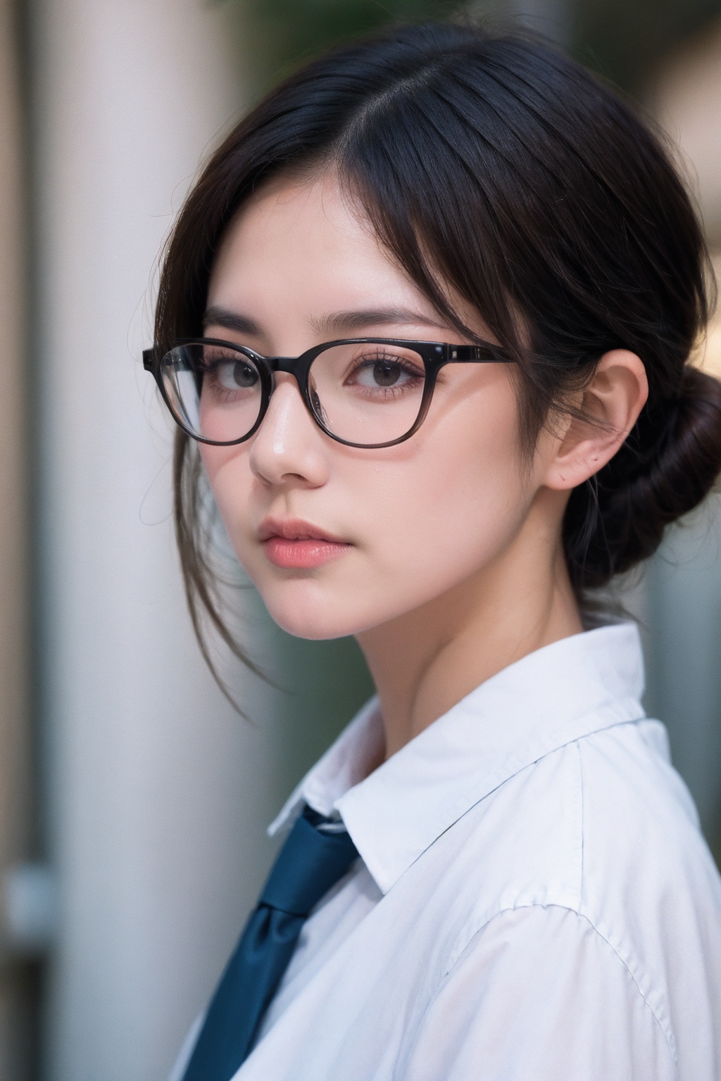 1girl,  solo,  white shirt on Tensor.Art