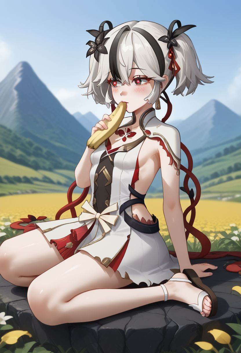 1girl,  solo,  blush on Tensor.Art