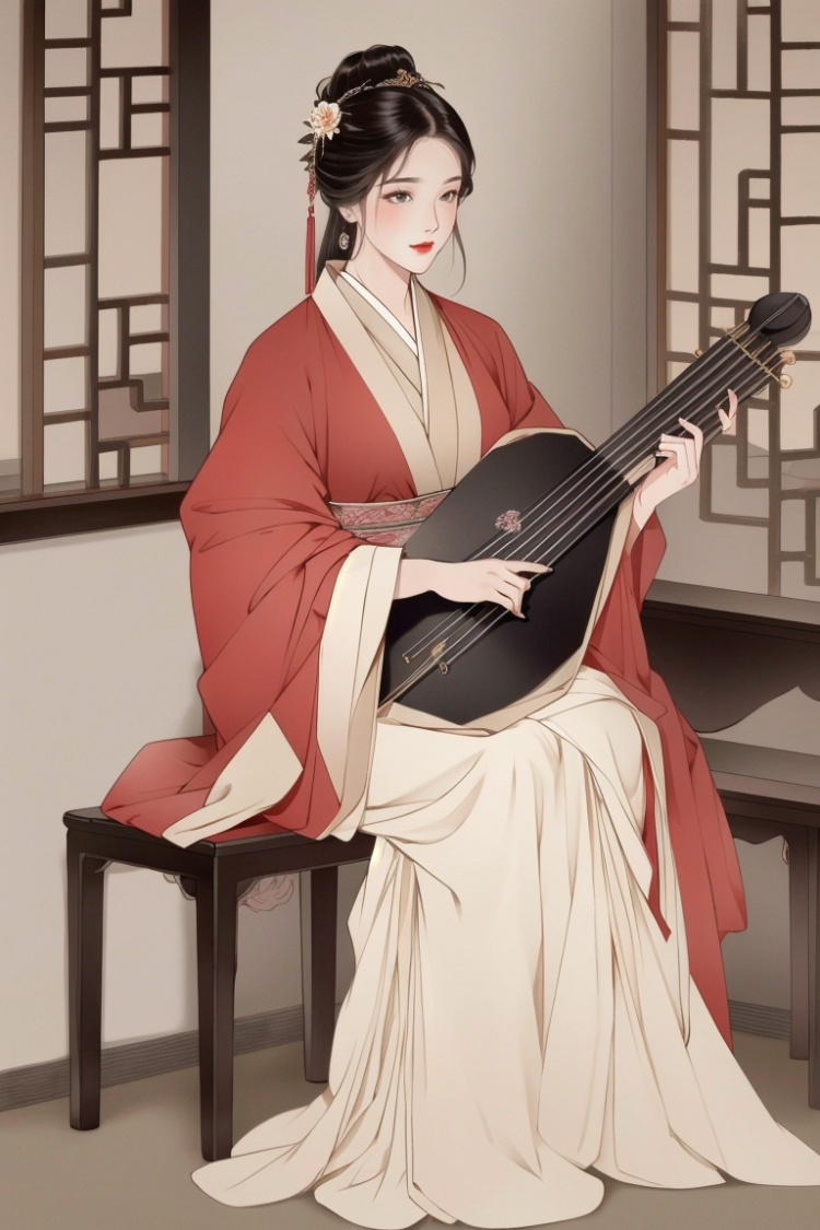 古画-美人图-BeautyMap by 师叔 on Tensor.Art