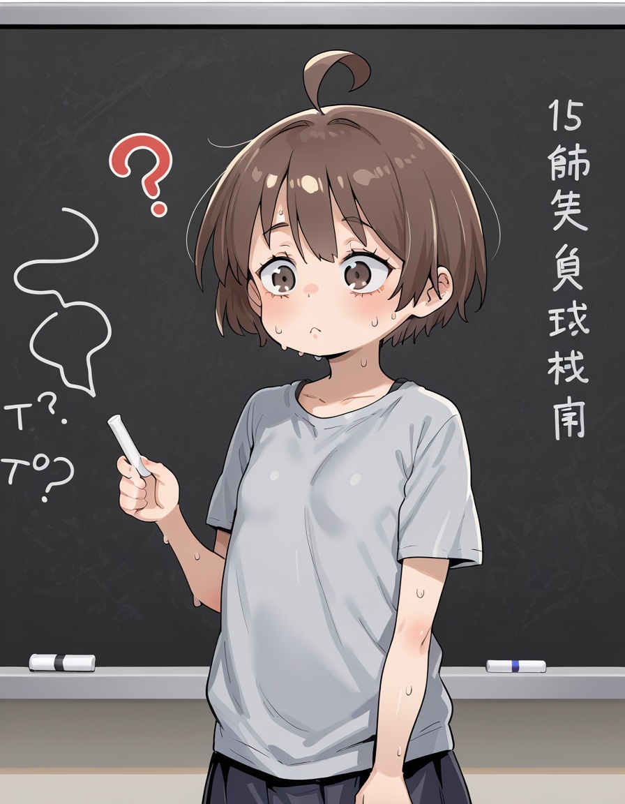 astylehuge ahoge,  dumb,  1girl on Tensor.Art