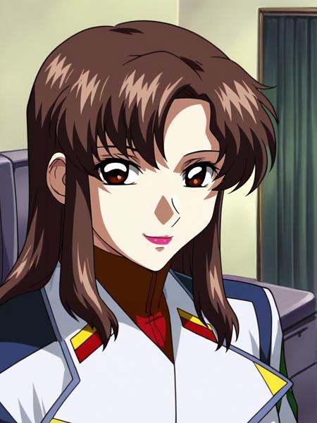 Murrue,  1girl,  brown hair on Tensor.Art