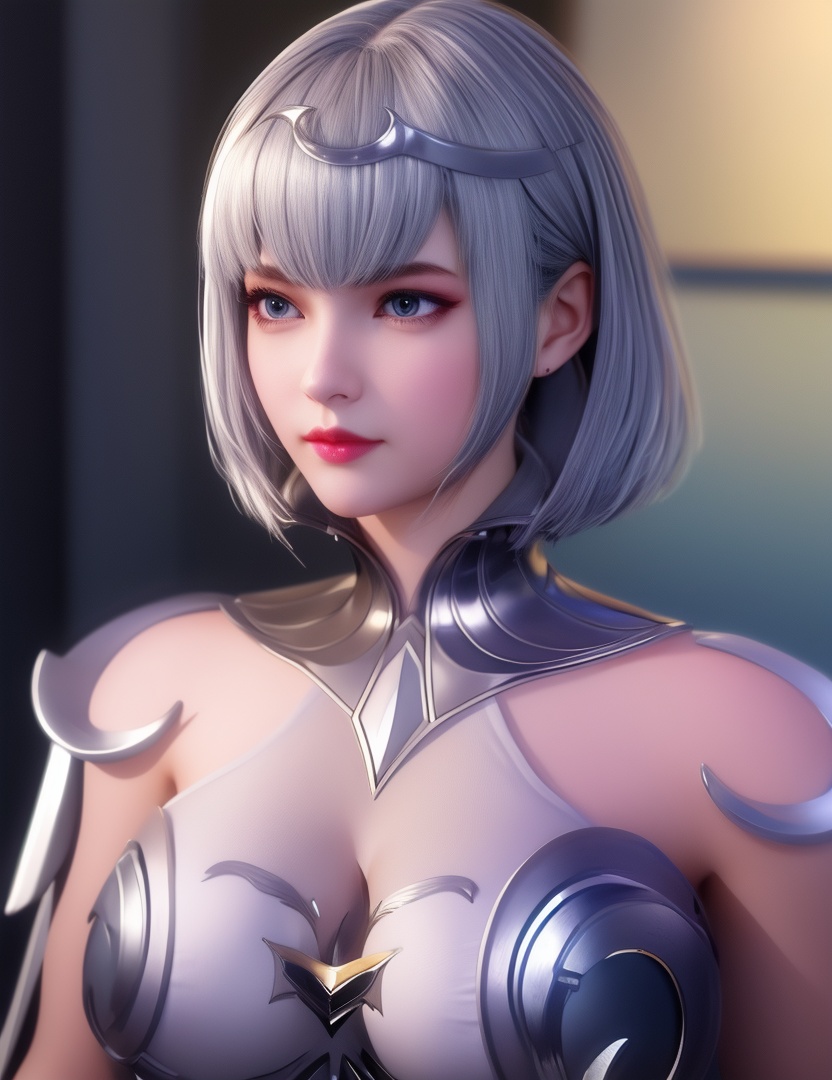 <lora:532-DA-斗罗大陆-叶泠泠:0.8>(,1girl, ,best quality, ),looking at viewer,masterpiece, (( , )),, realistic,science fiction,mole, ultra realistic 8k cg, crescent moon, (cleavage), (),