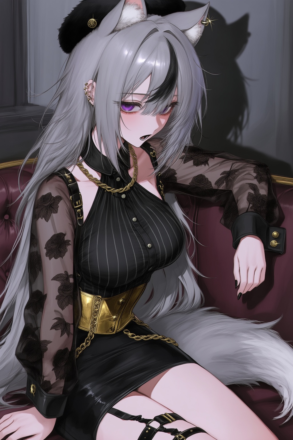 higuchi kaede,  higuchi kaede \(siberian husky\),  1girl on Tensor.Art