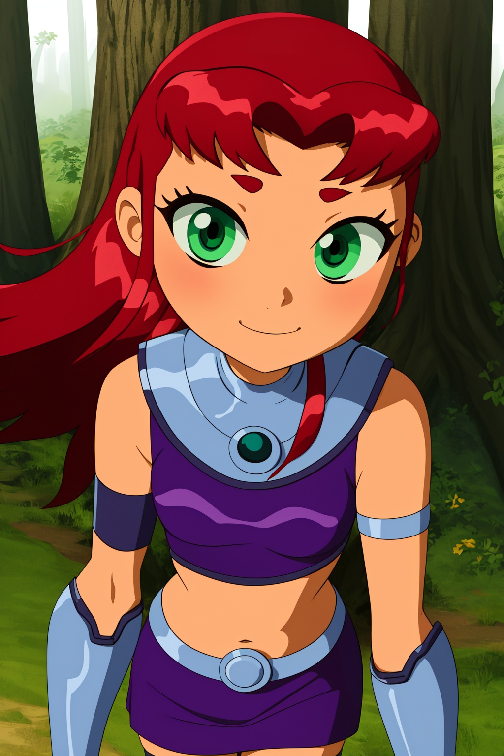 starfire,  1girl,  solo on Tensor.Art
