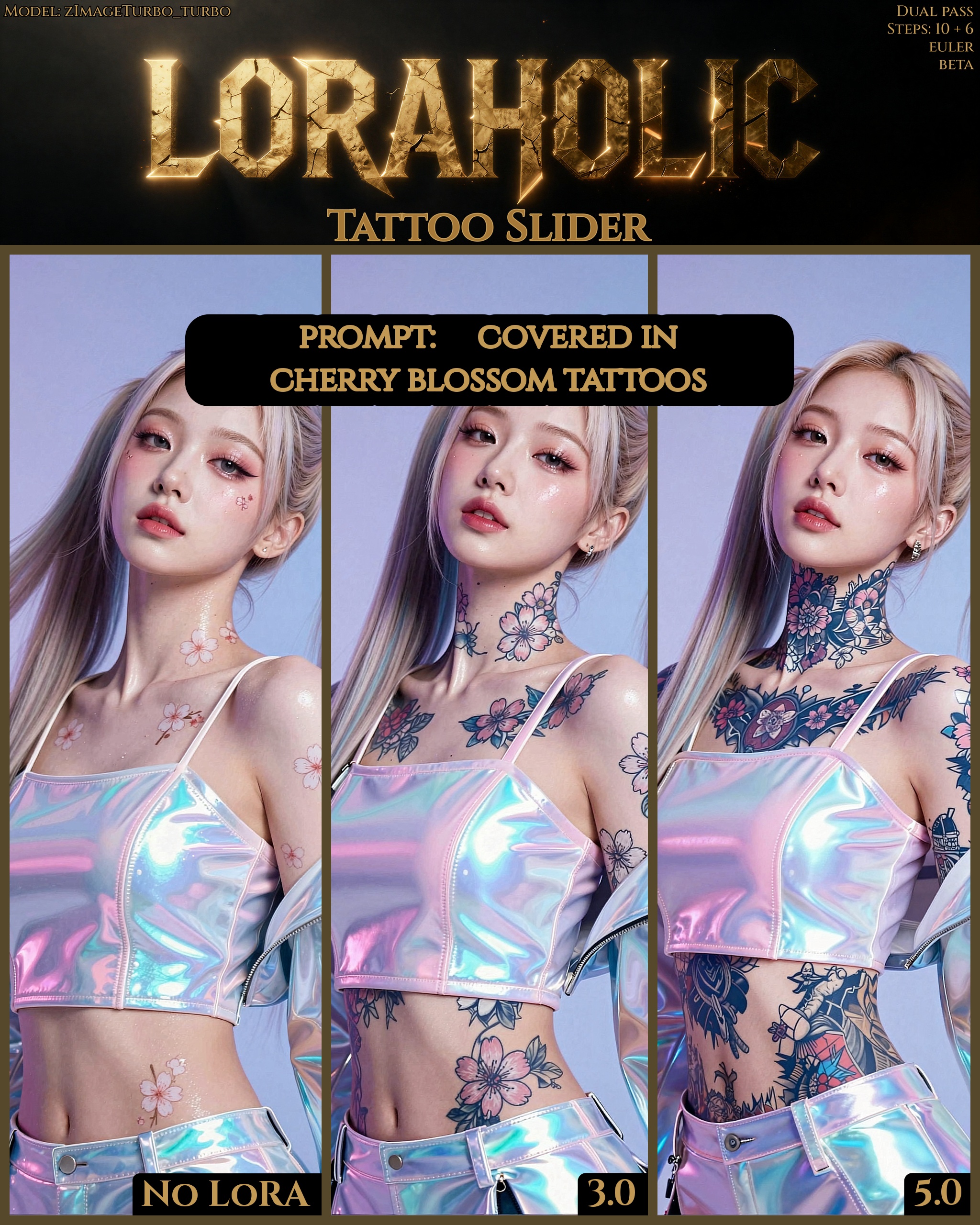 A slightly low-angle close portrait of a female K-pop idol posed against a smooth gradient background shifting from soft l...