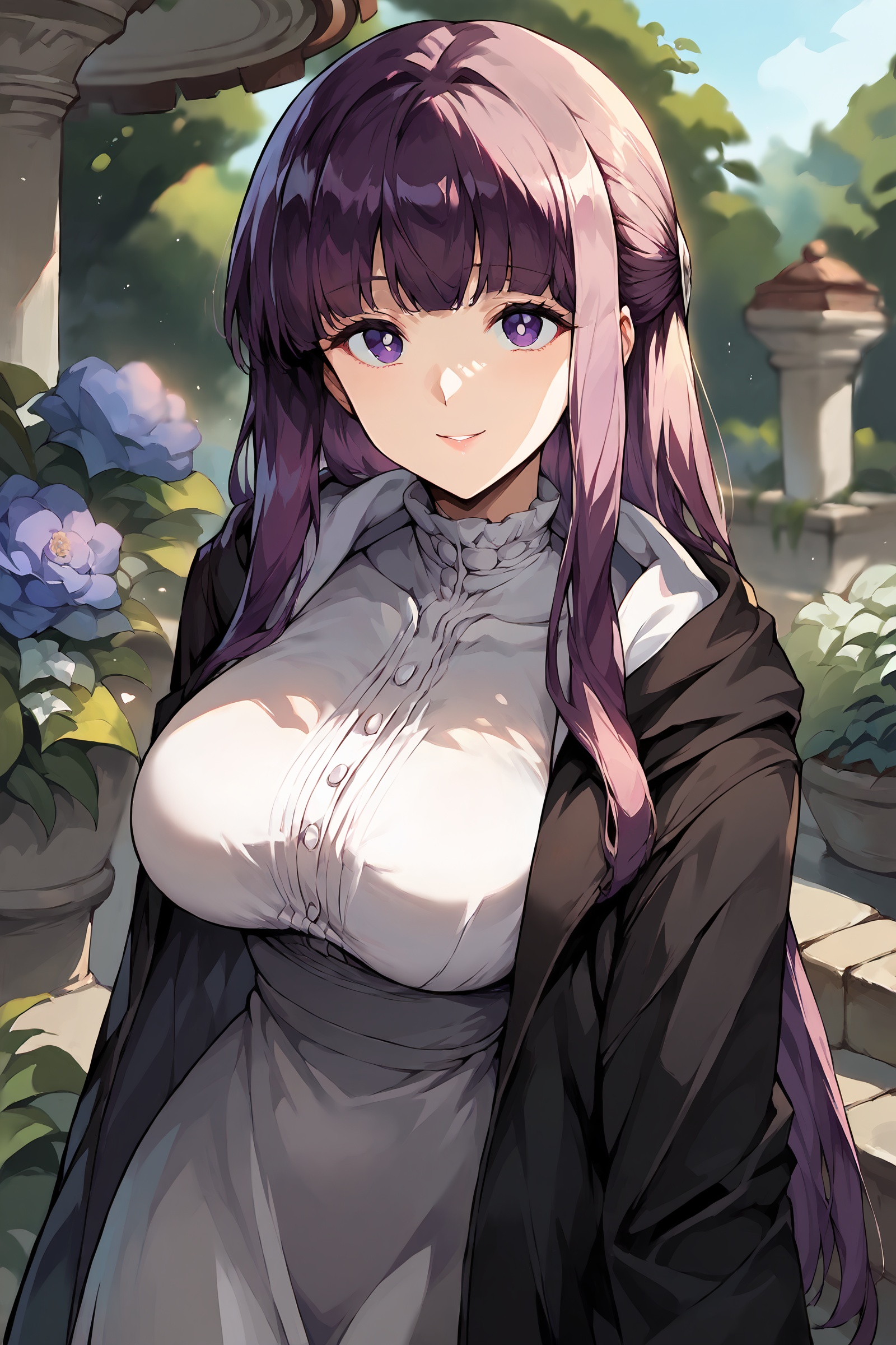 1girl,  fern \(sousou no frieren\),  solo on Tensor.Art