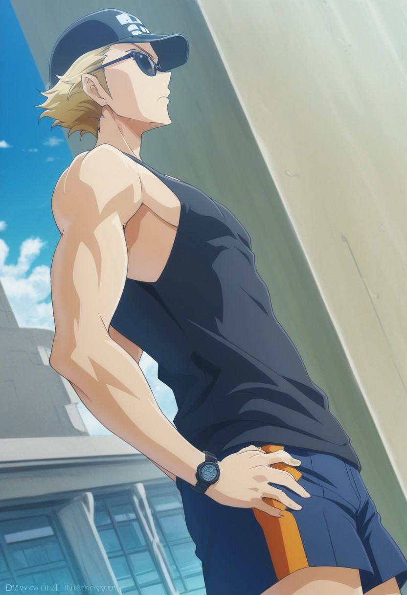 Anime,  solo male,  great looking clothes on Tensor.Art