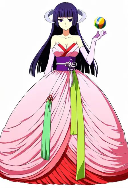 (Masterpiece),  1girl,  dark purple hair on Tensor.Art
